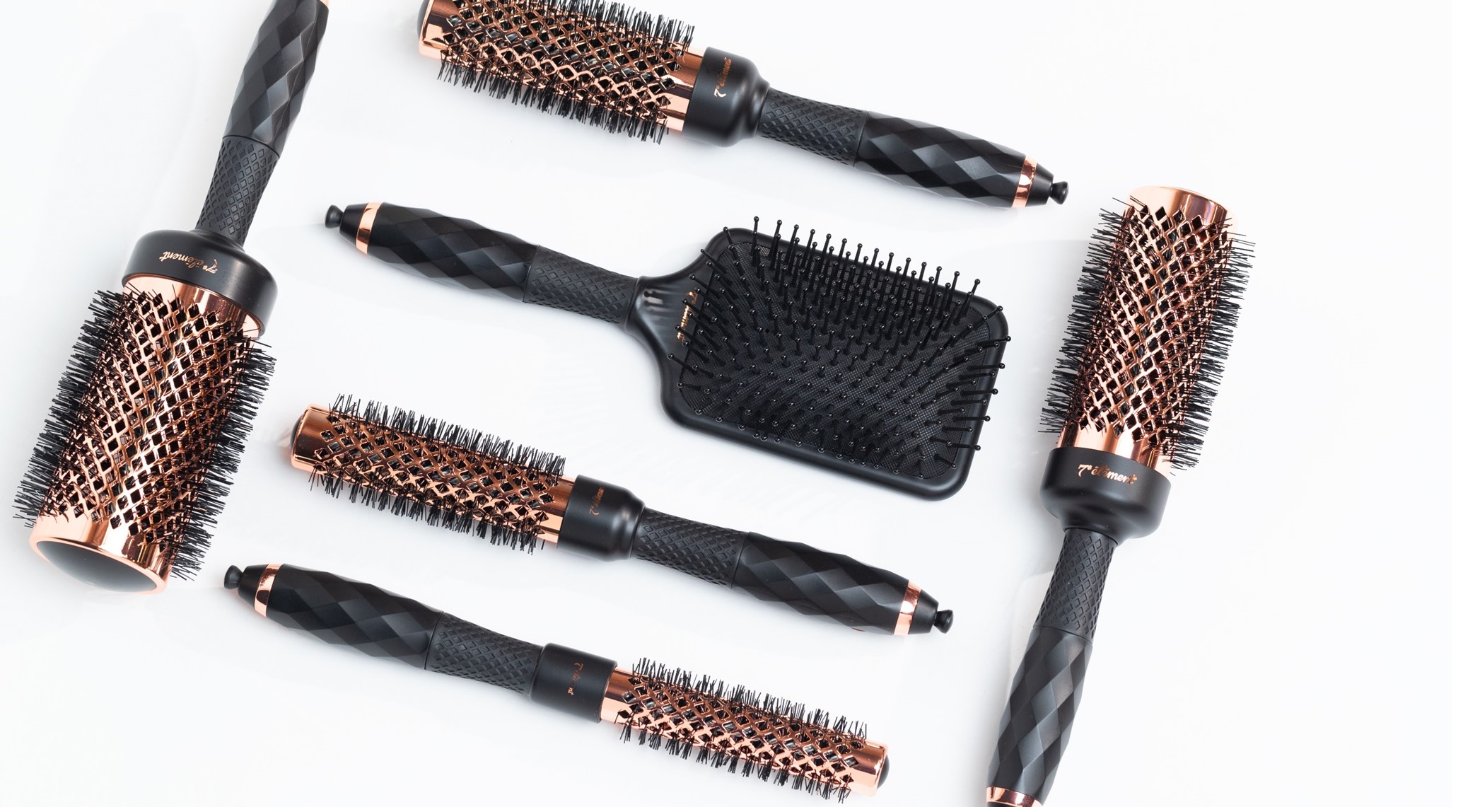 différentes brosses de la gamme diamond