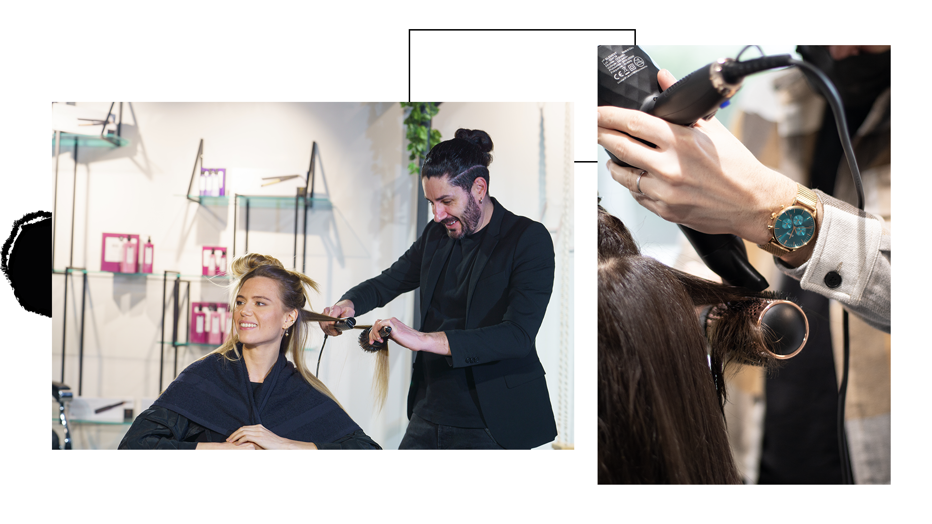 Produits de la gamme diamond en salon