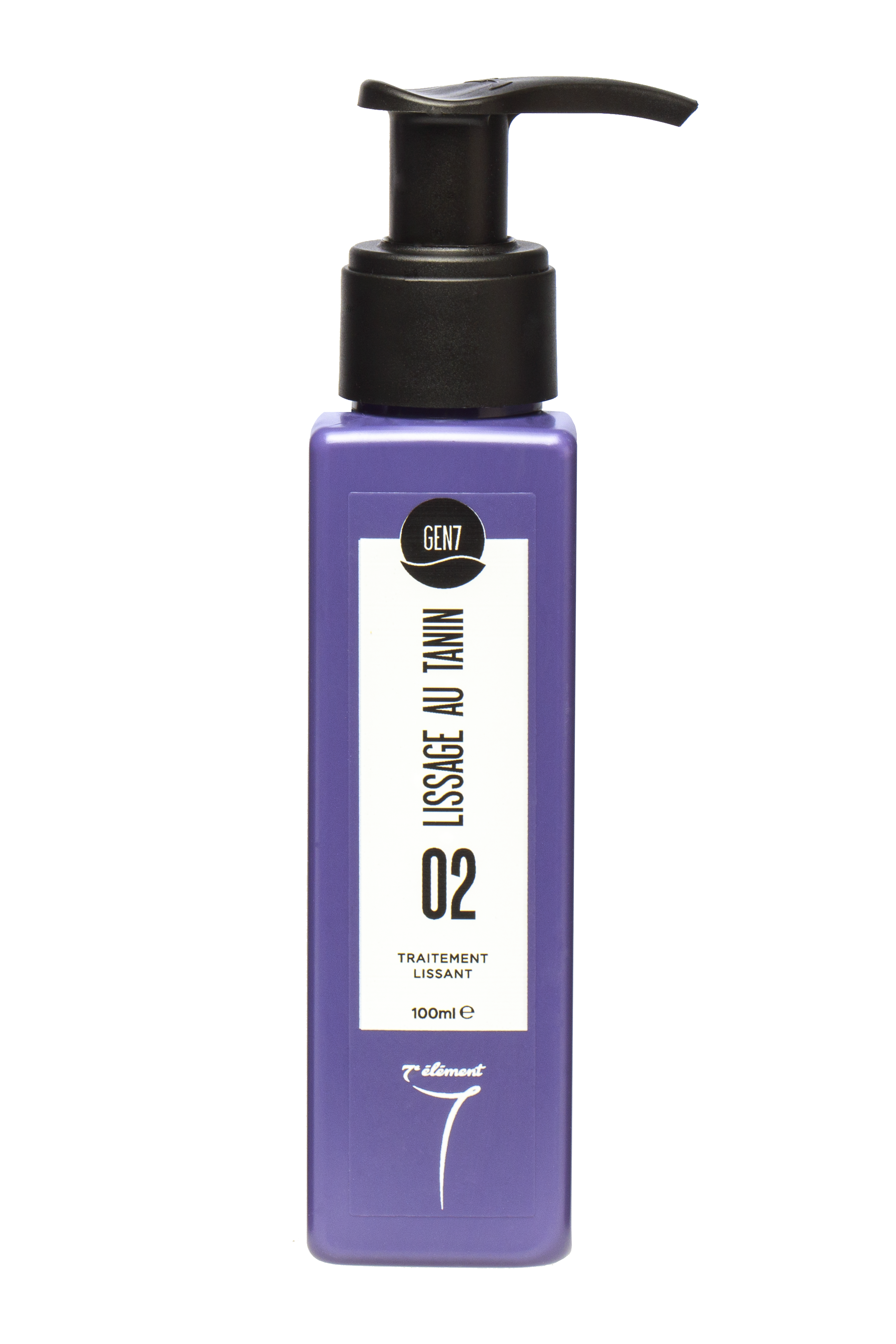 lissage au tanin 02 avec formule (protéine de tanin, huile d'açaï) et un ph de 1,5 à 2